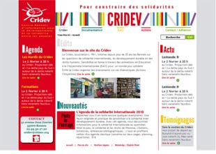 Site internet pour le CRIDEV